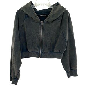 Sorella Cropped Zip Up Hooded Jacket